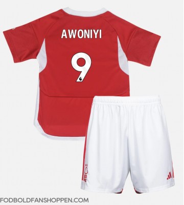 Nottingham Forest Taiwo Awoniyi #9 Hjemmebanetrøje Børn 2023-24 Kortærmet (+ Korte bukser)